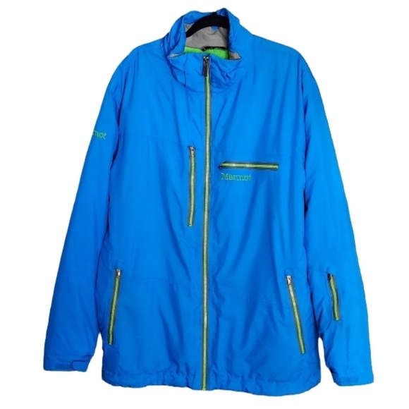 Marmot Blue Insulated Ski Jacket XXL Snow Winter Coat